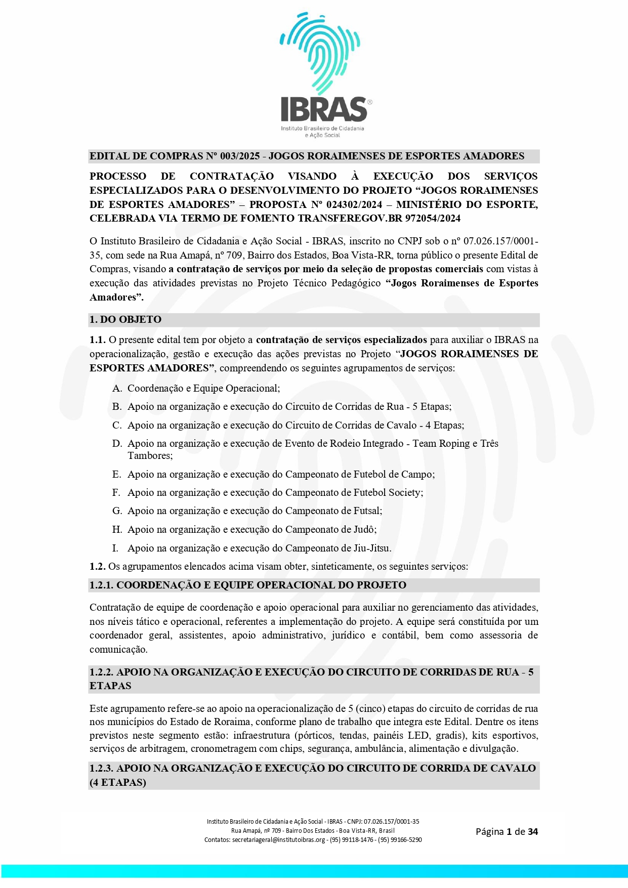 EDITAL DE COMPRAS N 0032025 JOGOS RORAIMENSE DE ESPORTES AMADORES _page-0001